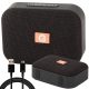 Vezeték nélküli Bluetooth hangszóró 11x8x4cm - fekete