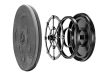 Fitnessz twister 24,5cm - fekete