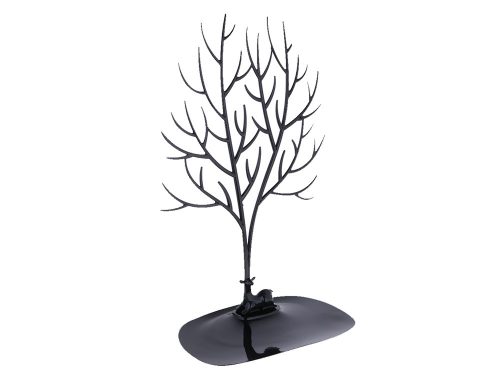 Fa alakú ékszertartó - fekete