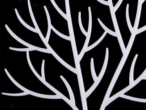 Fa alakú ékszertartó - fehér