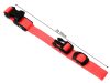 LED világító nyakörv 36-59cm - piros
