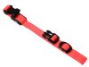 LED világító nyakörv 36-59cm - piros