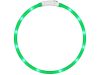 Akkumulátoros LED szilikon nyakörv 41-47cm - zöld
