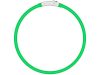 Akkumulátoros LED szilikon nyakörv 41-47cm - zöld