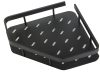 Fúrdőszobai sarokpolc 5x24,5x24,5cm - fekete