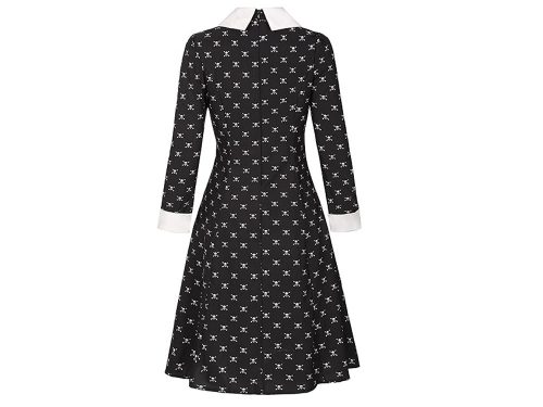 Wednesday Addams gyerek jelmez, M méret - 115-125cm