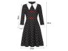 Wednesday Addams gyerek jelmez, XL méret - 135-145cm