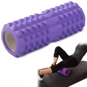 Fitnesz görgő 32x13cm - lila