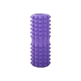 Fitnesz görgő 32x13cm - lila