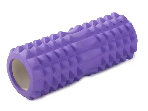 Fitnesz görgő 32x13cm - lila