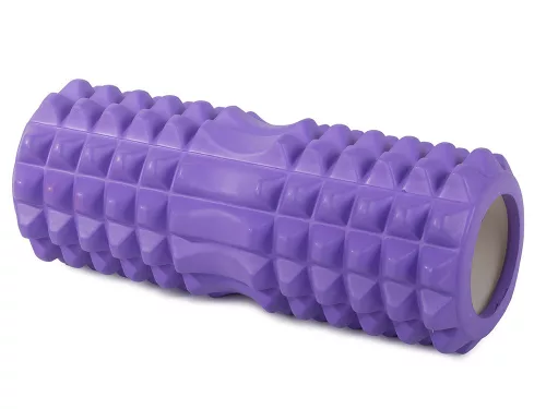Fitnesz görgő 32x13cm - lila