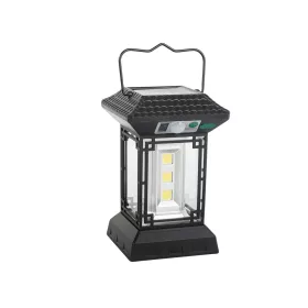 Napelemes LED lámpás távirányítóval - fekete