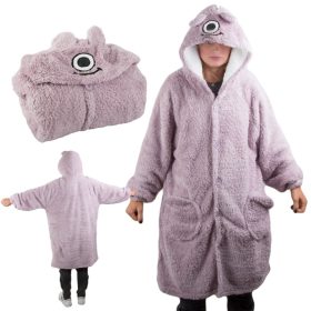 2 az 1-ben nagy méretű pulóver - lila