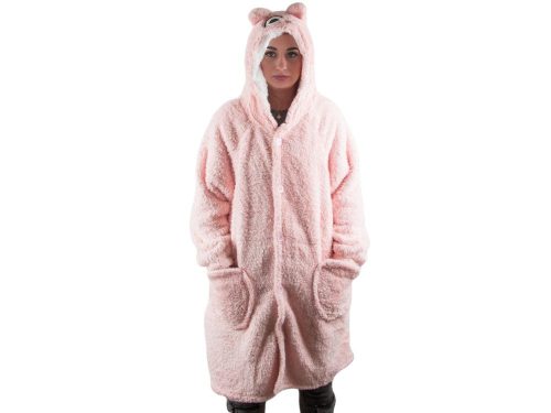 2 az 1-ben nagy méretű pulóver - rózsaszín