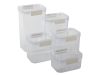 Átlátszó élelmiszer tároló készlet - 5db