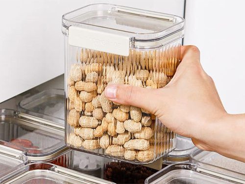 Átlátszó élelmiszer tároló készlet - 5db