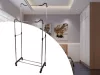 Kerekes ruhaállvány - 165x76x37cm