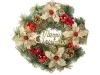 Karácsonyi koszorú felirattal - 40cm