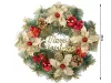 Karácsonyi koszorú felirattal - 40cm