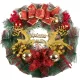 Karácsonyi koszorú felirattal - 30cm