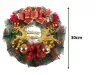 Karácsonyi koszorú felirattal - 30cm