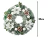 Karácsonyi koszorú - 30cm