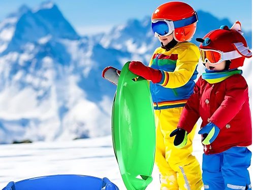 Gyerek kerek hócsúszka - 62cm