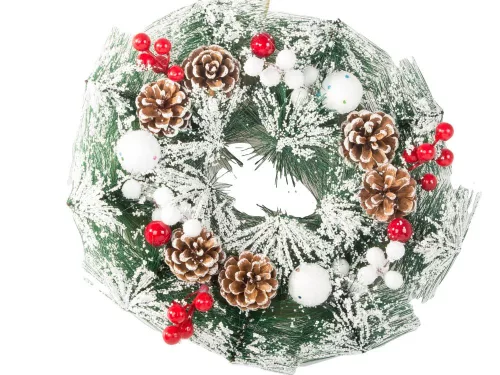 Karácsonyi koszorú - 20cm