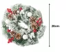 Karácsonyi koszorú - 20cm