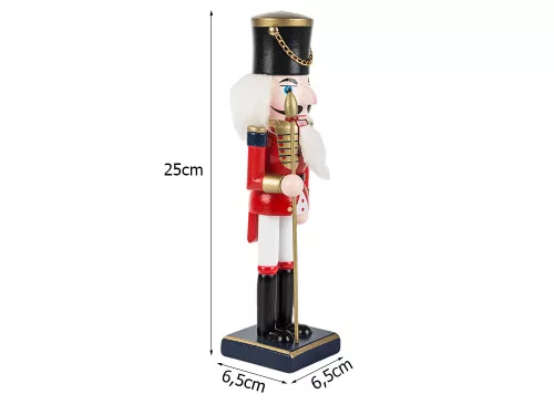 Karácsonyi fa diótörő figura - 25cm