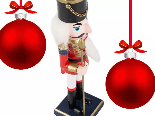 Karácsonyi fa diótörő figura - 25cm
