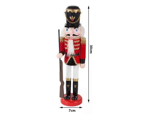 Karácsonyi fa diótörő figura - 30cm