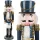 Karácsonyi fa diótörő figura - 35cm