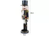 Karácsonyi fa diótörő figura - 35cm