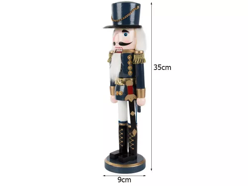 Karácsonyi fa diótörő figura - 35cm
