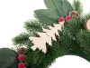 Karácsonyi koszorú LED világítással - 20cm