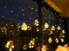 Karácsonyi gömbös LED fényfüzér