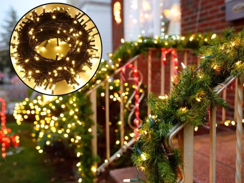 Fényfüzér 500 LED - meleg fehér
