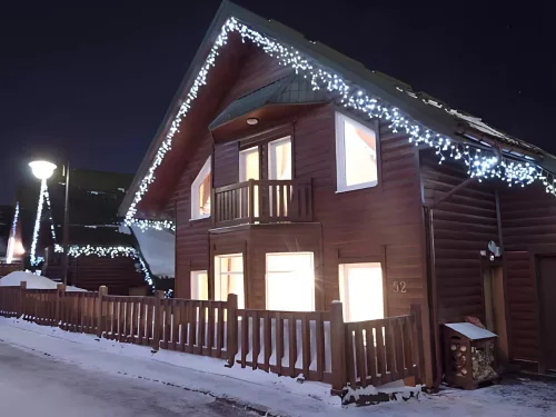Fényfüzér 500 LED - hideg fehér
