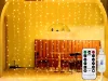 Fényfüzér 300 LED, USB - meleg fehér