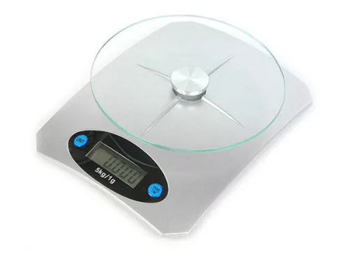 Elektromos konyhai mérleg LCD kijelzővel - 5kg/1g
