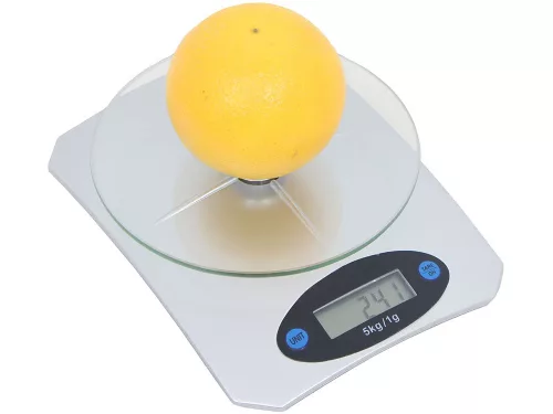 Elektromos konyhai mérleg LCD kijelzővel - 5kg/1g