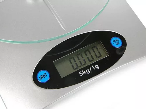 Elektromos konyhai mérleg LCD kijelzővel - 5kg/1g