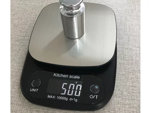 Elektromos konyhai mérleg LCD kijelzővel - 3kg/1g