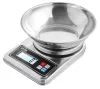 Konyhai mérleg rozsdamentes acél tállal - 5kg/1g