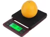 Elektromos kávémérleg, barna - 5kg/0,1g