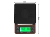 Elektromos kávémérleg, barna - 5kg/0,1g