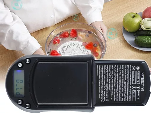 Elektromos ékszermérleg - 500g/0,1g