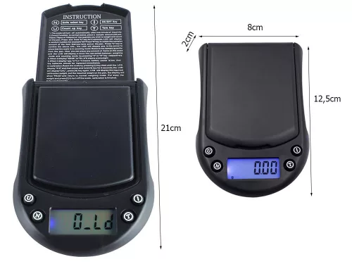Elektromos ékszermérleg - 500g/0,1g