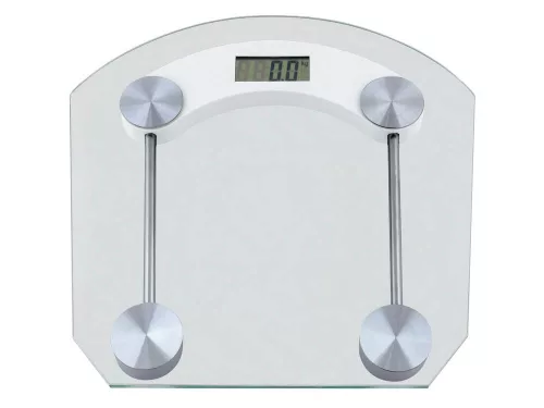 Edzett üveg fürdőszobai mérleg - 180kg